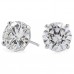 6.05 carat TW Lab-Grown GIA Graded Diamond Studs flat